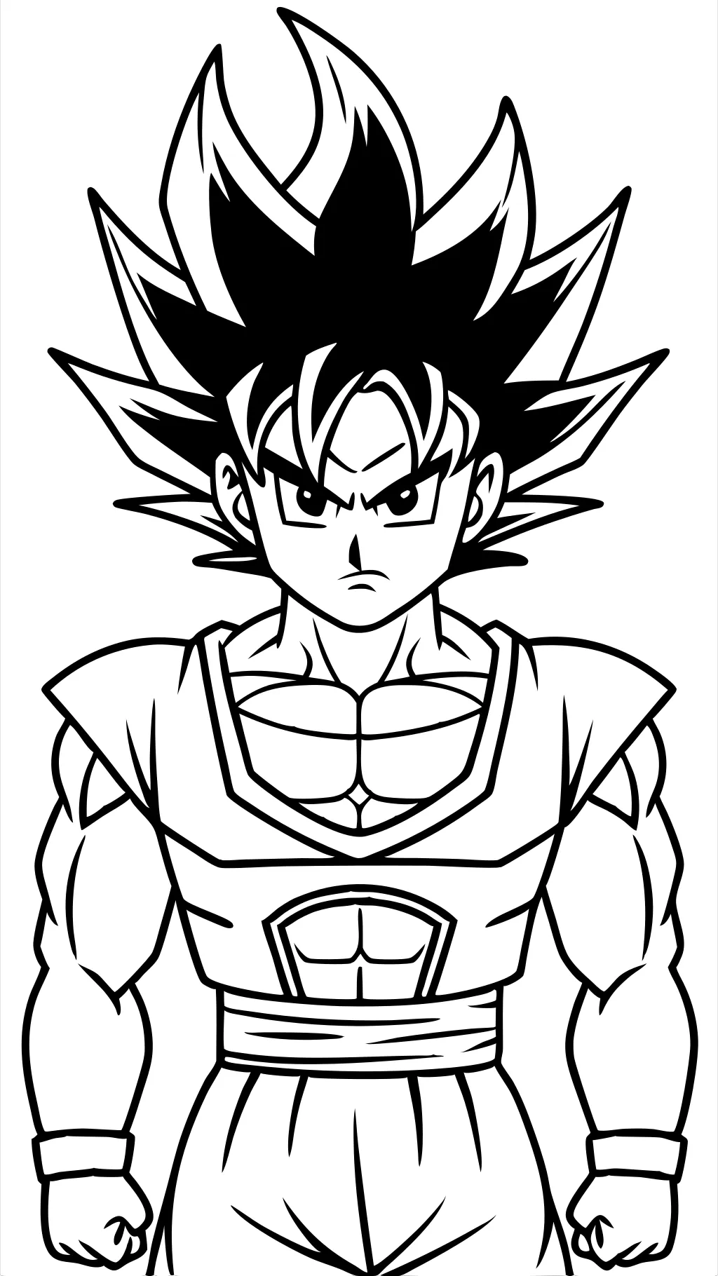 Dragon Ball Z coloriage imprimable